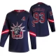 Miesten New York Rangers Mika Zibanejad 93 Pelipaita 2020-21 Reverse Retro Navy Authentic