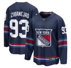 Miesten New York Rangers Mika Zibanejad 93 Pelipaita Navy Premier Breakaway Vaihtoehtoinen