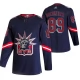 Miesten New York Rangers Pavel Buchnevich 89 Pelipaita 2020-21 Reverse Retro Navy Authentic