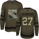 Miesten New York Rangers Ryan McDonagh 27 Pelipaita Camo Green Authentic
