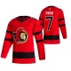 Miesten Ottawa Senators Brady Tkachuk 7 Pelipaita 2020-21 Reverse Retro Punainen Authentic