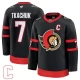 Miesten Ottawa Senators Brady Tkachuk 7 Pelipaita Musta Premium Koti