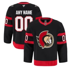 Miesten Ottawa Senators Custom Pelipaita Musta Authentic Pro Koti