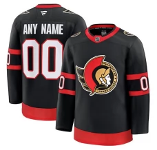 Miesten Ottawa Senators Custom Pelipaita Musta Premium Koti