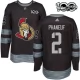 Miesten Ottawa Senators Dion Phaneuf 2 Pelipaita 1917-2017 100th Anniversary Patch Musta Authentic