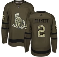Miesten Ottawa Senators Dion Phaneuf 2 Pelipaita Camo Green Authentic