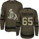 Miesten Ottawa Senators Erik Karlsson 65 Pelipaita Camo Green Authentic