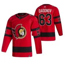 Miesten Ottawa Senators Evgenii Dadonov 63 Pelipaita 2020-21 Reverse Retro Punainen Authentic