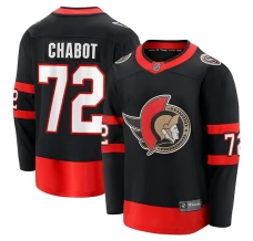 Miesten Ottawa Senators Thomas Chabot 72 Pelipaita Musta Breakaway Koti