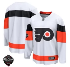 Miesten Philadelphia Flyers Blank Pelipaita 2024 Stadium Series Patch Valkoinen Breakaway Vaihtoehtoinen