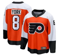 Miesten Philadelphia Flyers Cam York 8 Pelipaita Poltettu Oranssi Breakaway Koti