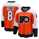 Miesten Philadelphia Flyers Cam York 8 Pelipaita Poltettu Oranssi Breakaway Koti
