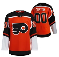 Miesten Philadelphia Flyers Custom Pelipaita 2020-21 Reverse Retro Oranger Authentic