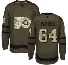 Miesten Philadelphia Flyers Nolan Patrick 64 Pelipaita Camo Green Authentic