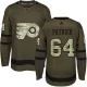 Miesten Philadelphia Flyers Nolan Patrick 64 Pelipaita Camo Green Authentic