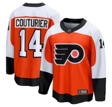 Miesten Philadelphia Flyers Sean Couturier 14 Pelipaita Poltettu Oranssi Breakaway Koti