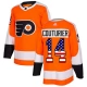 Miesten Philadelphia Flyers Sean Couturier 14 Pelipaita USA Flag Fashion Oranssi Authentic