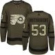 Miesten Philadelphia Flyers Shayne Gostisbehere 53 Pelipaita Camo Green Authentic