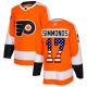 Miesten Philadelphia Flyers Wayne Simmonds 17 Pelipaita USA Flag Fashion Oranssi Authentic