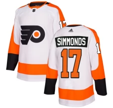 Miesten Philadelphia Flyers Wayne Simmonds 17 Pelipaita Valkoinen Authentic
