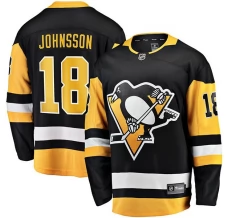 Miesten Pittsburgh Penguins Andreas Johnsson 18 Pelipaita Musta Breakaway Koti