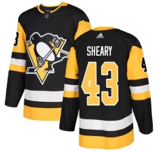 Miesten Pittsburgh Penguins Conor Sheary 43 Pelipaita Musta Authentic