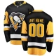 Miesten Pittsburgh Penguins Custom Pelipaita Musta Breakaway Koti