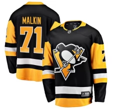 Miesten Pittsburgh Penguins Evgeni Malkin 71 Pelipaita Musta Breakaway Koti