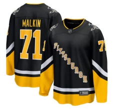Miesten Pittsburgh Penguins Evgeni Malkin 71 Pelipaita Musta Premier Breakaway Vaihtoehtoinen