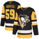 Miesten Pittsburgh Penguins Jake Guentzel 59 Pelipaita Musta Authentic Koti