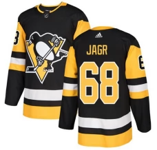 Miesten Pittsburgh Penguins Jaromir Jagr 68 Pelipaita Musta Authentic