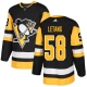 Miesten Pittsburgh Penguins Kris Letang 58 Pelipaita Musta Authentic