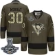 Miesten Pittsburgh Penguins Matt Murray 30 Pelipaita 2017 Stanley Cup Champions Patch Camo Green Authentic