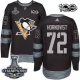 Miesten Pittsburgh Penguins Patric Hornqvist 72 Pelipaita 2017 Stanley Cup Champions 100th Anniversary Patches Musta Authentic
