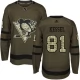 Miesten Pittsburgh Penguins Phil Kessel 81 Pelipaita Camo Green Authentic