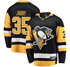 Miesten Pittsburgh Penguins Tristan Jarry 35 Pelipaita Musta Breakaway Koti