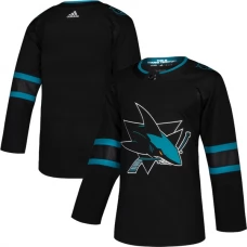 Miesten San Jose Sharks Blank Pelipaita 2018-19 Musta Authentic