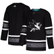 Miesten San Jose Sharks Blank Pelipaita 2019 All-Star Musta Authentic