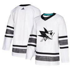 Miesten San Jose Sharks Blank Pelipaita 2019 All-Star Valkoinen Authentic