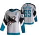 Miesten San Jose Sharks Erik Karlsson 65 Pelipaita 2020-21 Reverse Retro Harmaa Authentic