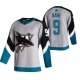 Miesten San Jose Sharks Evander Kane 9 Pelipaita 2020-21 Reverse Retro Harmaa Authentic