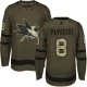 Miesten San Jose Sharks Joe Pavelski 8 Pelipaita Camo Green Authentic