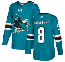 Miesten San Jose Sharks Joe Pavelski 8 Pelipaita Teal Authentic