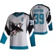 Miesten San Jose Sharks Logan Couture 39 Pelipaita 2020-21 Reverse Retro Harmaa Authentic
