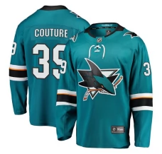 Miesten San Jose Sharks Logan Couture 39 Pelipaita 2021-22 Teal Premier Breakaway Koti
