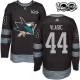 Miesten San Jose Sharks Marc-Edouard Vlasic 44 Pelipaita 1917-2017 100th Anniversary Patch Musta Authentic