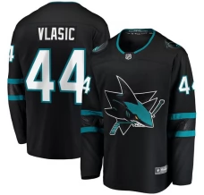 Miesten San Jose Sharks Marc-Edouard Vlasic 44 Pelipaita Musta Premier Breakaway Vaihtoehtoinen