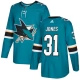 Miesten San Jose Sharks Martin Jones 31 Pelipaita Teal Authentic