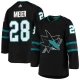 Miesten San Jose Sharks Timo Meier 28 Pelipaita 2018-19 Musta Authentic