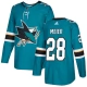 Miesten San Jose Sharks Timo Meier 28 Pelipaita Teal Authentic